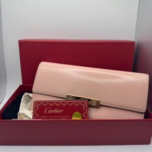 Cartier Pink Leather Wallet